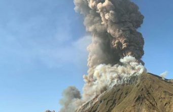 Извержение вулкана в Италии