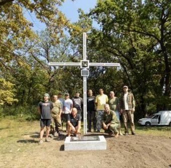 На Шерпенском плацдарме появился новый памятный знак в честь героев ВОВ