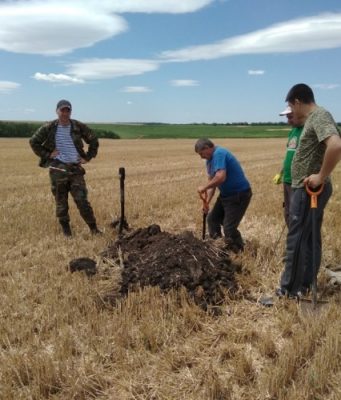 Останки 19 солдат Красной армии найдены близ села Гура Быкулуй поисковики
