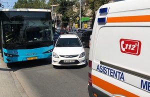 ДТП у МВД в Кишиневе