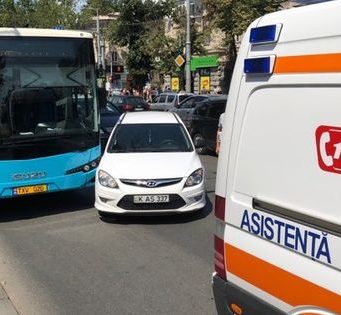 ДТП у МВД в Кишиневе