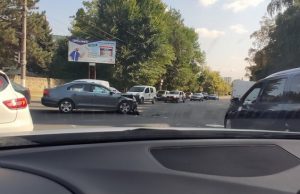 Авария произошла в Кишиневе в пятницу