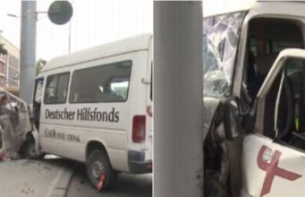 В Кишиневе водитель уснул за рулем и спровоцировал аварию