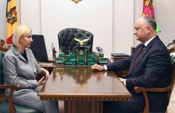 Игорь Додон встретился с Ириной Влах