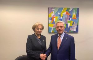 Гречаный провела встречу с председателем Венецианской комиссии