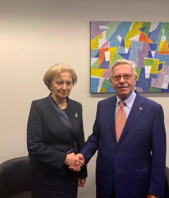 Гречаный провела встречу с председателем Венецианской комиссии