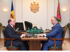 Президент Игорь Додон встретился с послом России в Молдове Олегом Васнецовым