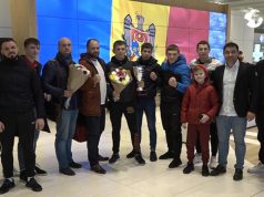 Бойца из клуба «ВОЕВОД» в Кишиневском аэропорту встретили аплодисментами (ВИДЕО)