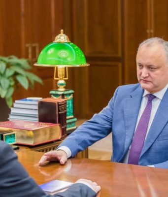 Посол России в Молдове О.В. Васнецов встретился с Президентом Республики Молдова И.Н.Додоном