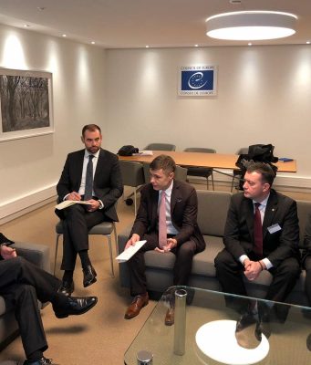 Министр юстиции встретился с главой Венецианской комиссии