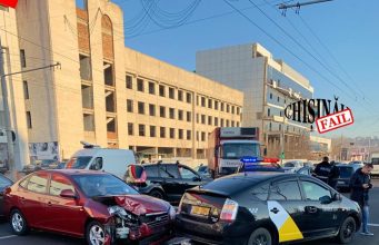 Массовое ДТП произошло в Кишиневе ДТП