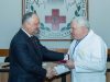 Президент Молдовы посетил кишиневскую больницу имени Архангела Михаила