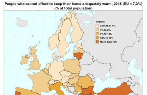 В Болгарии 34 процента населения не могут позволить себе обогревать жилье зимой
