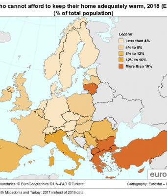 В Болгарии 34 процента населения не могут позволить себе обогревать жилье зимой