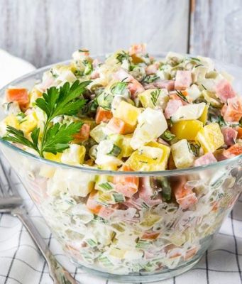 Оливье, который нас объединяет оливье