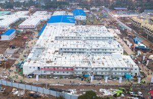 В Китае за 10 дней построили госпиталь для больных коронавирусом