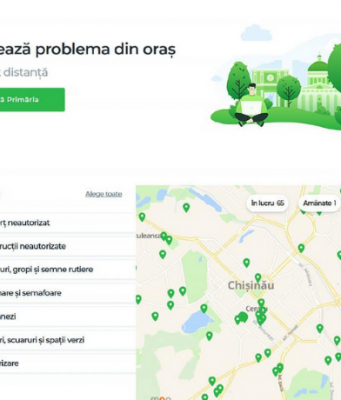 Жители Кишинева могут пожаловаться на проблемы города в онлайн-режиме