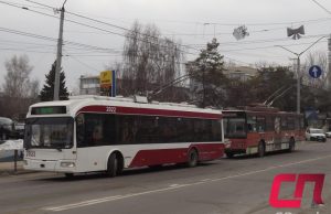 В Бельцах подсчитали убытки «Троллейбусного управления» из-за коронавируса троллейбус