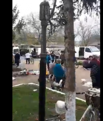 Сельский примар в прямо эфире разогнал стихийный рынок