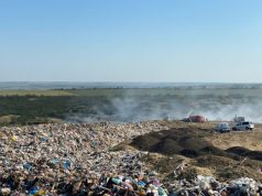Пожар на полигоне в Цынцаренах – подробности свалка