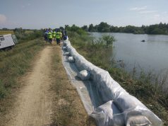 Усилена дамба на Пруту, у населенных пунктов Цыганка – Рынзешты