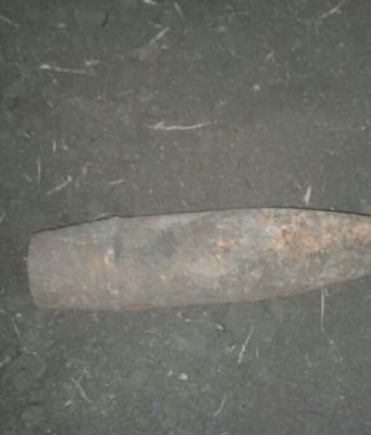 В Вулканештах нашли артиллерийский снаряд