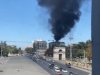 В Кишиневе в двух местах валят клубы черного дыма