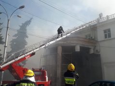 В Национальной филармонии произошел пожар