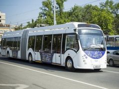 Пять двузвенных троллейбусов прибудут в Кишинев в сентябре троллейбусы
