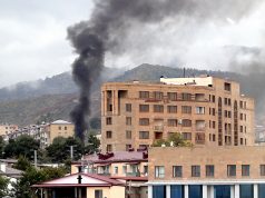 Столица Нагорного Карабаха подверглась новому обстрелу