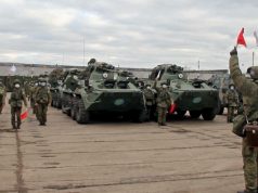 Российские миротворцы направились из Армении в Карабах