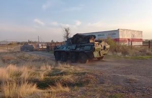 Российские миротворцы вошли в Степанакерт