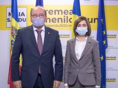 Майя Санду встретилась с послом России в Молдове