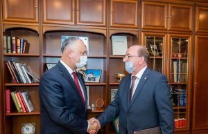 Президент Игорь Додон провел рабочую встречу с Послом Российской Федерации в Республике Молдова Олегом Васнецовым.