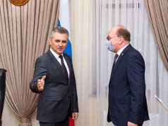 ПОСОЛ РОССИИ ВСТРЕТИЛСЯ С ГЛАВОЙ ПРИДНЕСТРОВЬЯ В.КРАСНОСЕЛЬСКИМ