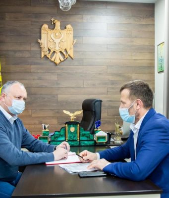 Председатель ПСРМ встретился с мэром Комрата