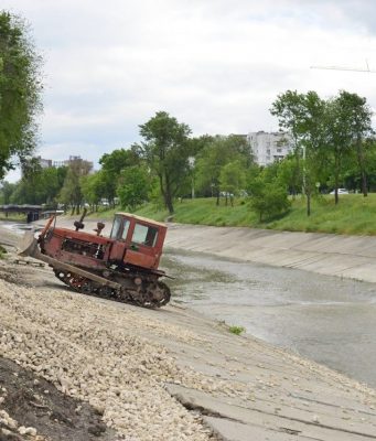 Реку Бык продолжают приводить в порядок