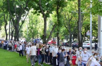 На субботнем марафоне в Кишиневе привились 4362 человека