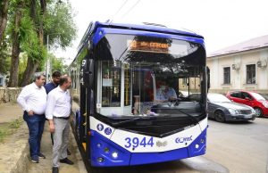 В Кишиневе запущен новый троллейбусный маршрут