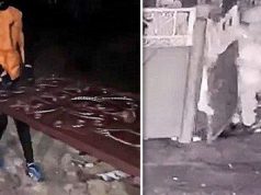 День Святого Андрея: случаи краж ворот попали на камеры