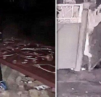 День Святого Андрея: случаи краж ворот попали на камеры