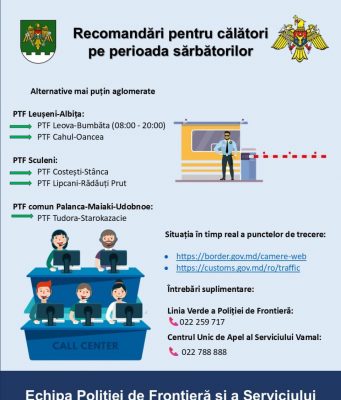 Рекомендации путешественникам из Молдовы во время зимних праздников