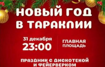 Новогодняя ночь в Тараклии: примэрия приглашает жителей встретить смену лет в центре города