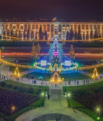 Кишинев будет экономить на праздничной иллюминации.
