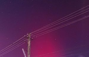 В первую ночь 2025 года жители Молдовы и Румынии наблюдали полярное сияние «Аврора».