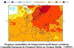 В январе в Молдове средняя температура воздуха ожидается выше нормы