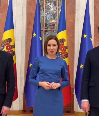 Президент Майя Санду, спикер парламента Игорь Гросу и премьер-министр Дорин Речан отправились в районы страны