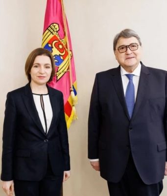 Майя Санду провела встречу с новым главой МИД Румынии