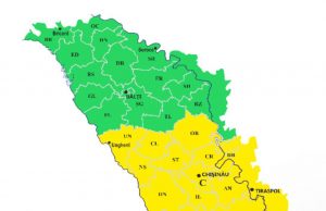 В Молдове синоптики объявили желтый код из-за резкого изменения погоды.