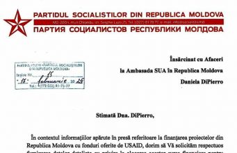 Пятый президент Молдовы, лидер Партии социалистов Игорь Додон потребовал информацию о проектах, реализуемых USAID в Молдове